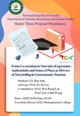 【Master Thesis Proposal Presentation】2025/12/30(Tue)10:30 Le Hai Anh - Master Thesis Proposal PresentationImage
